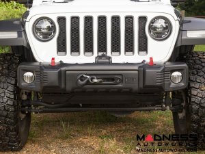 Jeep Gladiator Spartacus Stubby Bumper - Front - Black Jeep Gladiator Spartacus Stubby Bumper - Front - Black